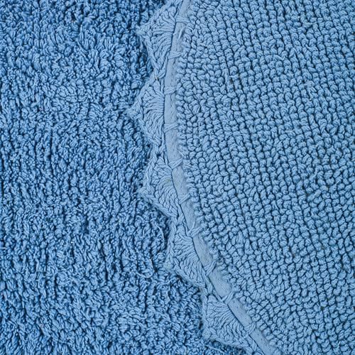 Royal Blaze Heart Shaped Reversible Bath Rug 28x28