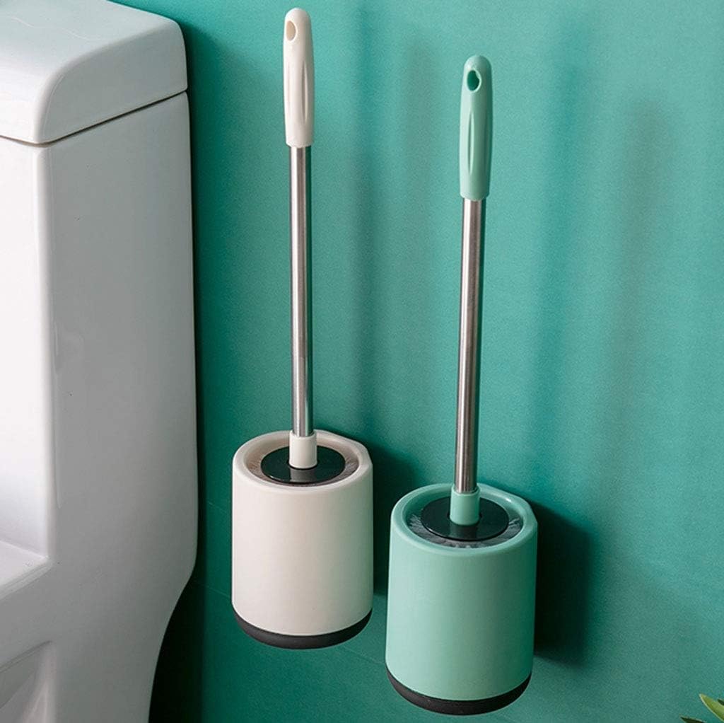 Stainless Steel Wall-Mounted Toilet Brush Set