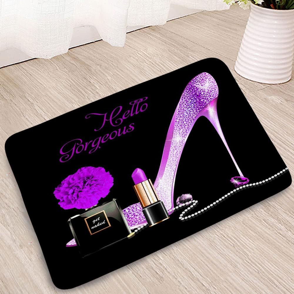 Hello Gorgeous High Heels Bath Mat 157x236 Inch