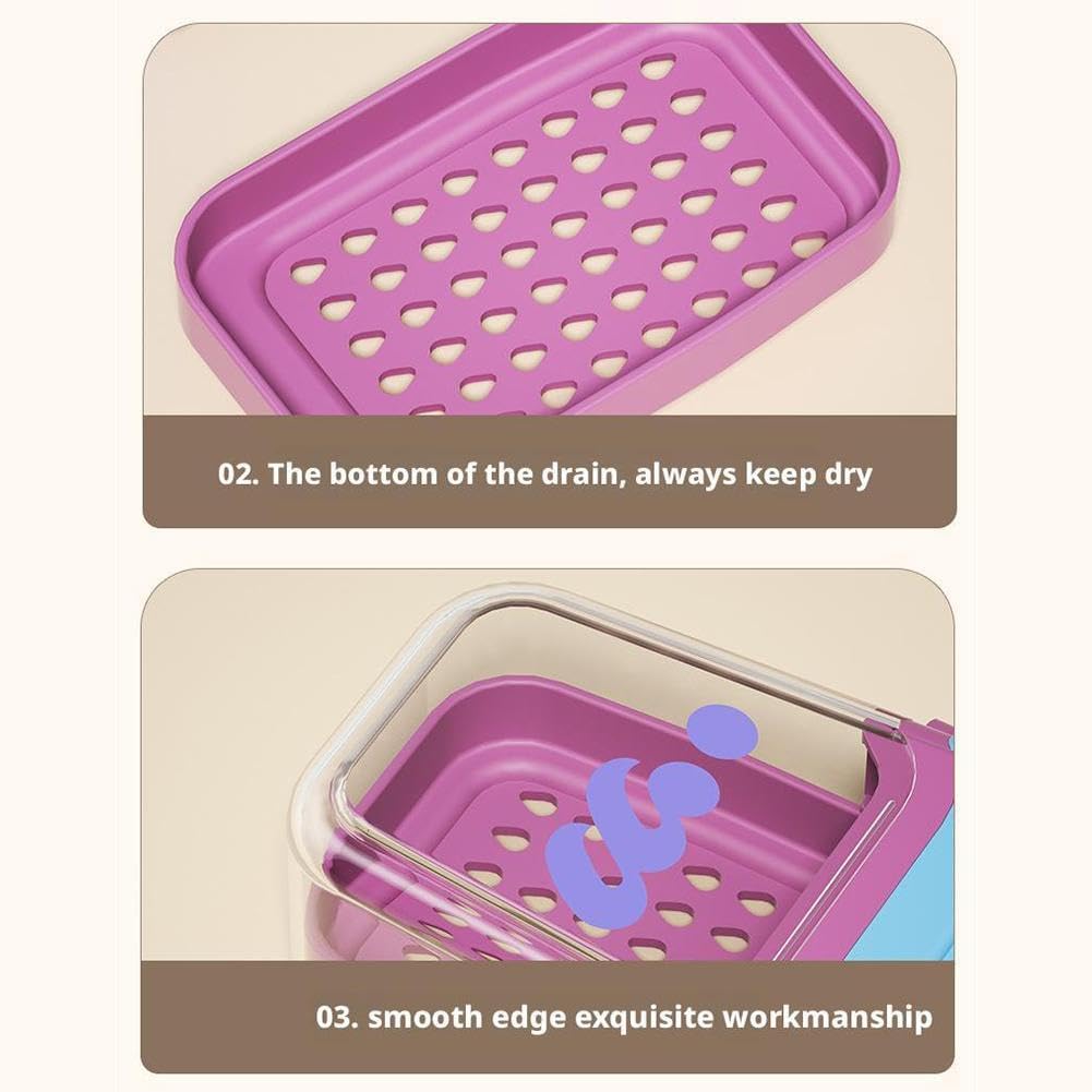 Searching Roads Travel Soap Case with Waterproof Lid