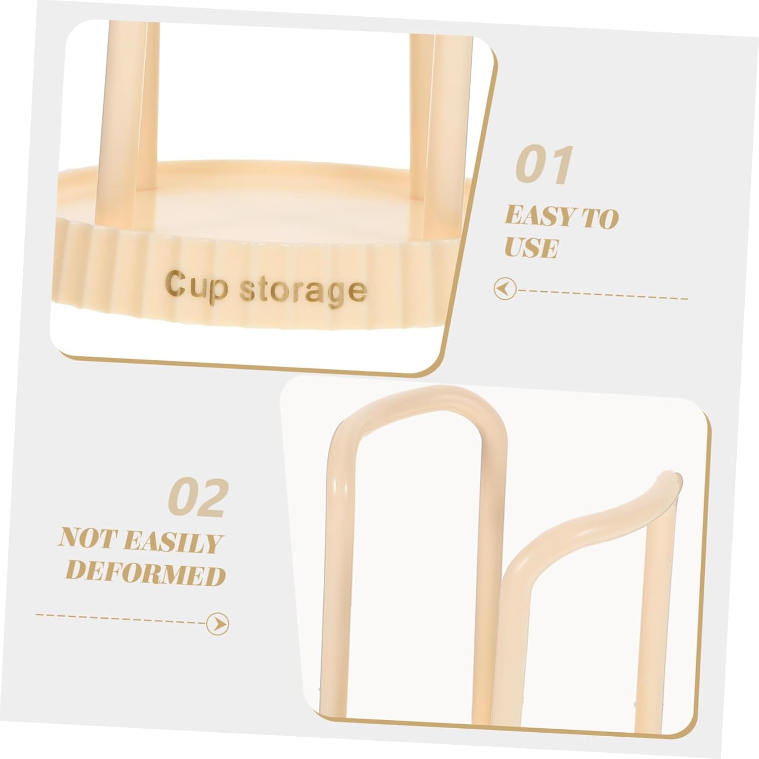 RORPOIR Paper Cup Holder Rack for Coffee and Milk Tea