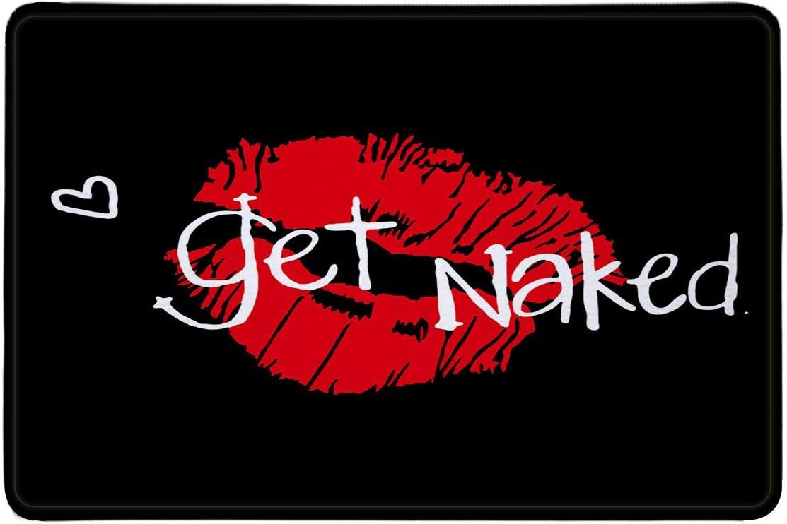 Lidahong Get Naked Bath Mat 16x24 Inch 1
