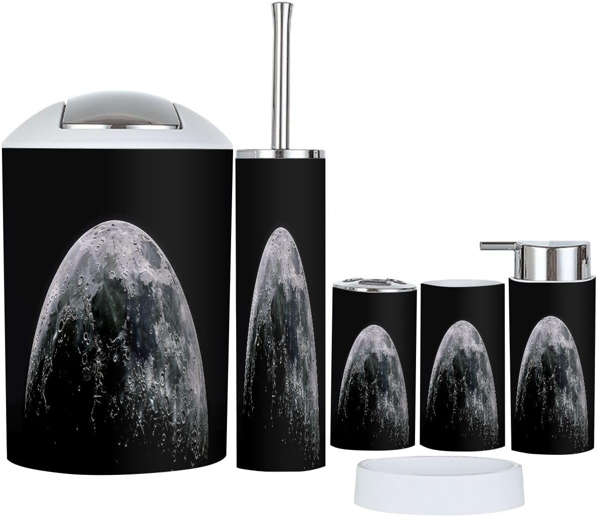 Boho Bathroom Accessory Set 6 Piece
