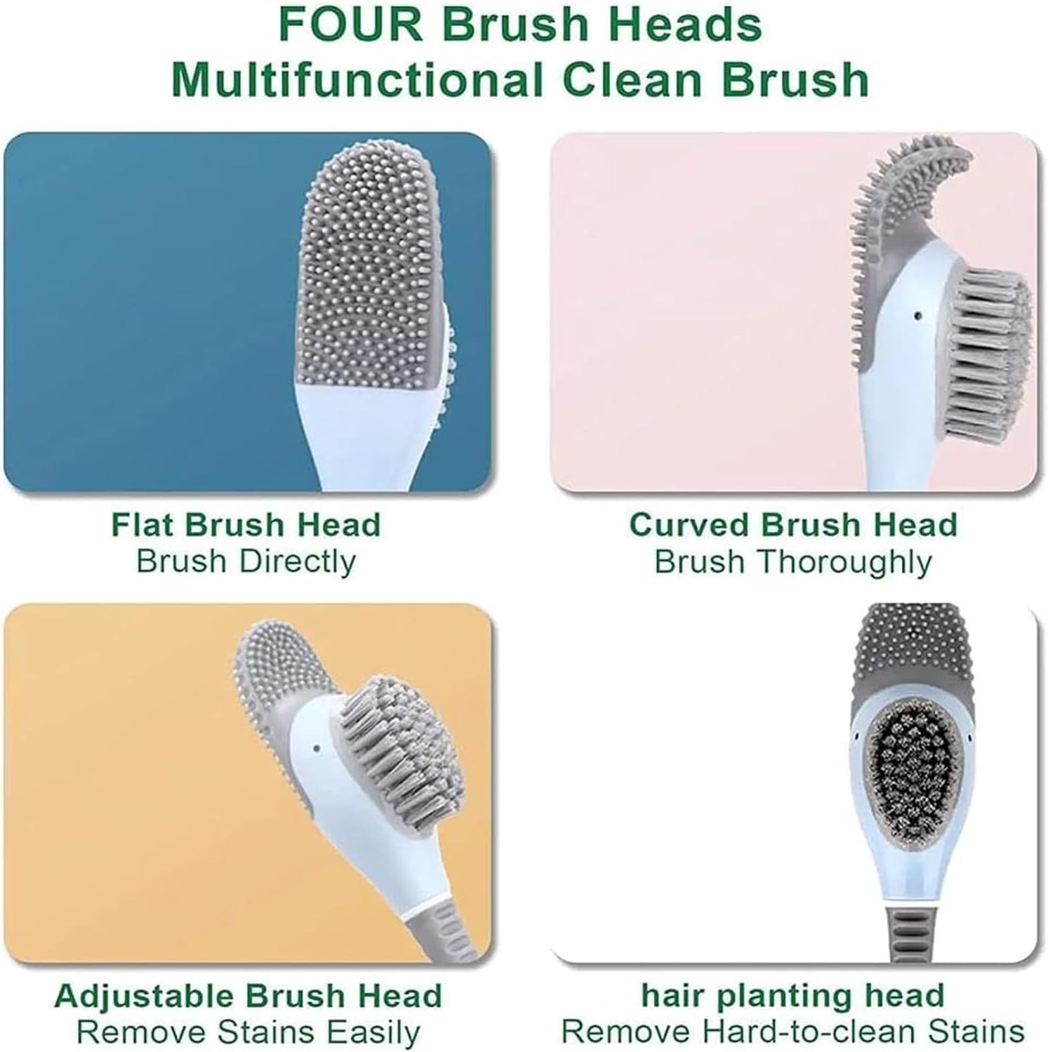 Duck Shape Space-Saving Toilet Brush Set