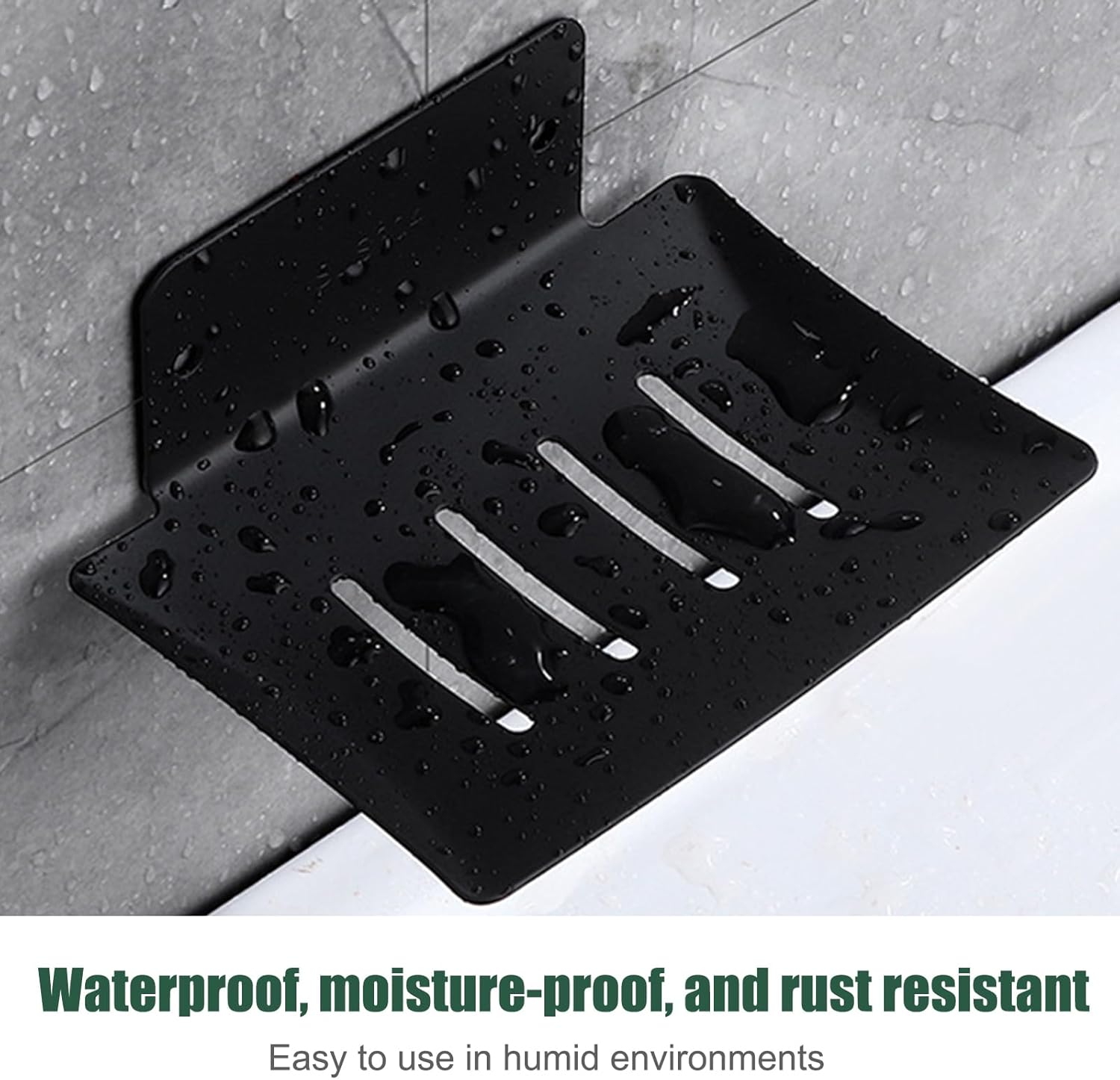 Self Adhesive Stainless Steel Soap Dish 2 Pack