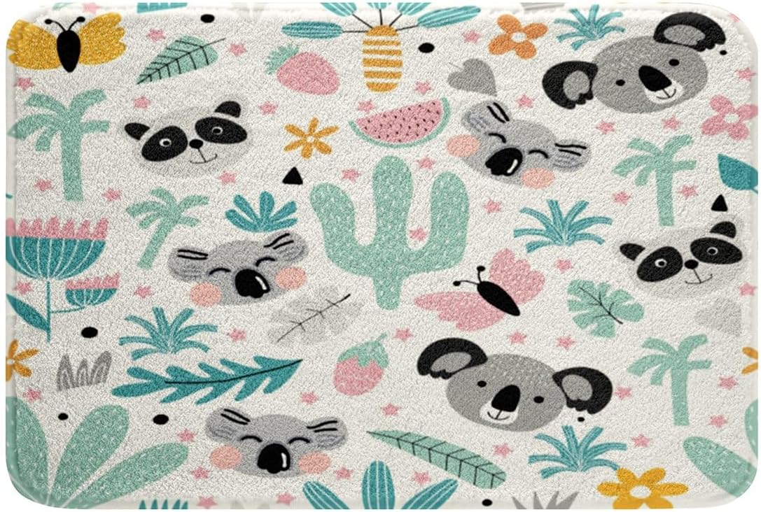 Feelyou Cartoon Koala Bath Mat 16x24 Inch