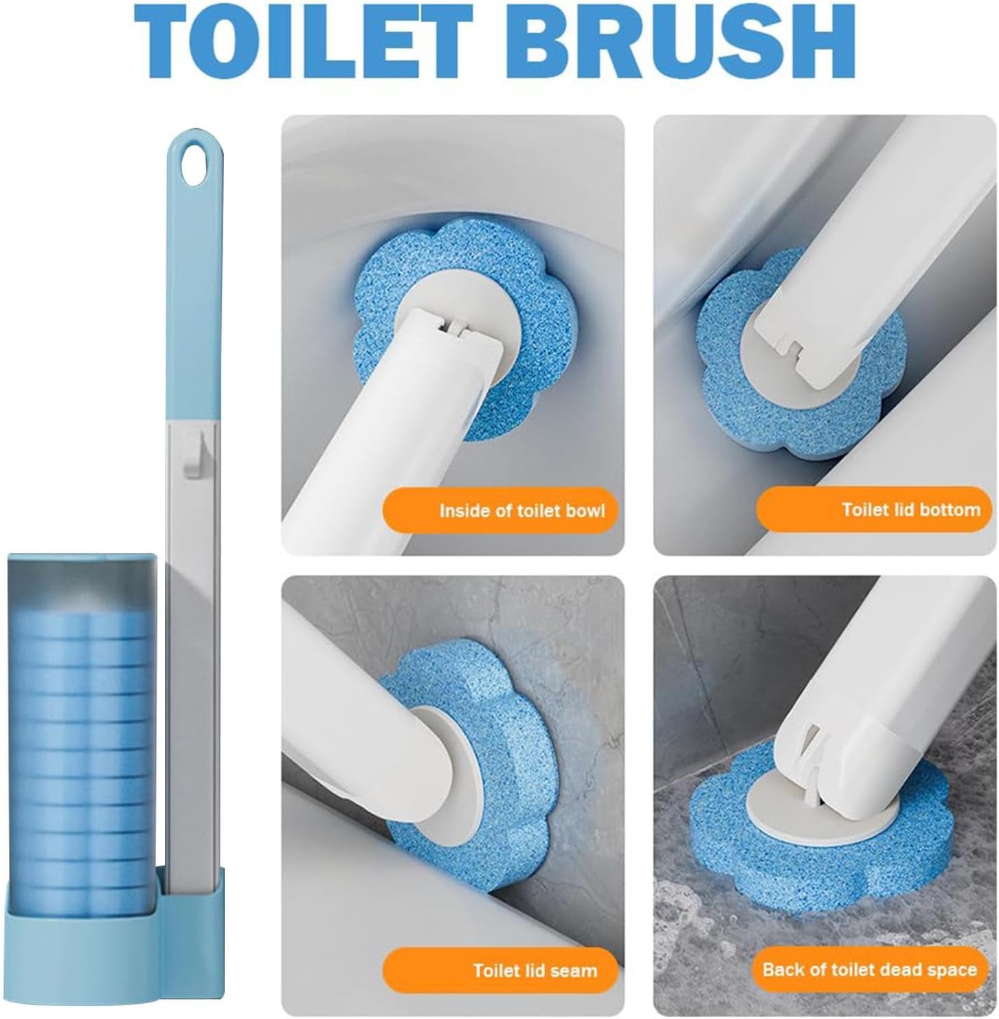 Shakven Toilet Wand Kit with Refill Heads