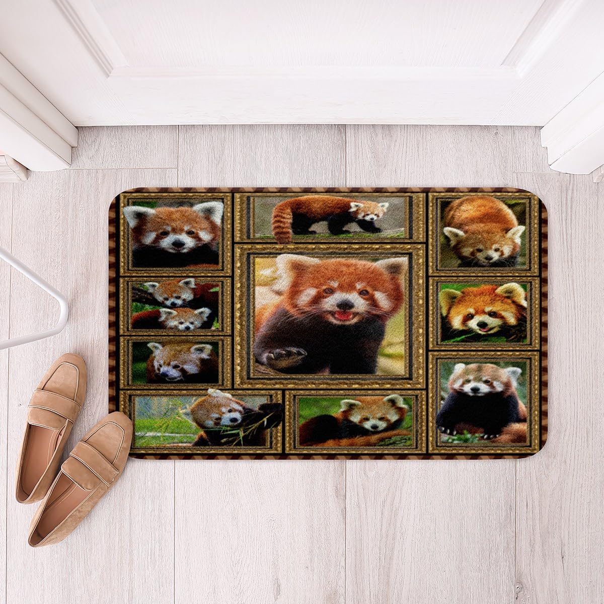 Feelyou Red Panda Bath Mat 16x24 Inch 1