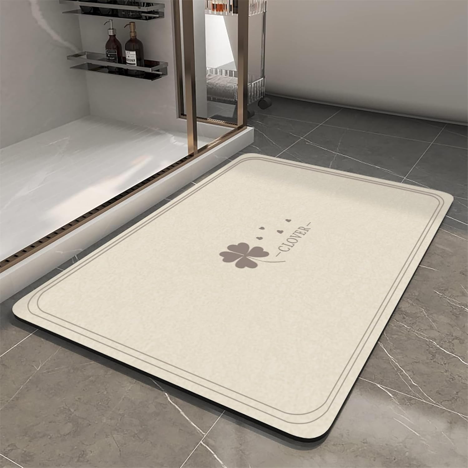 Hoolqxo Diatomaceous Earth Bath Mat