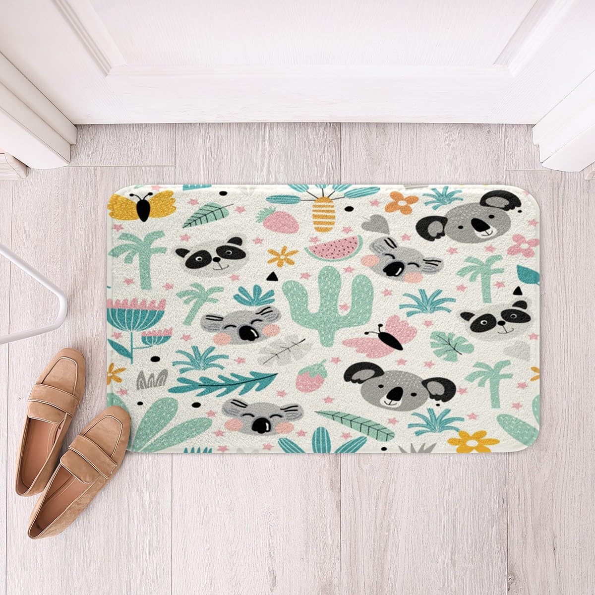 Feelyou Cartoon Koala Bath Mat 16x24 Inch