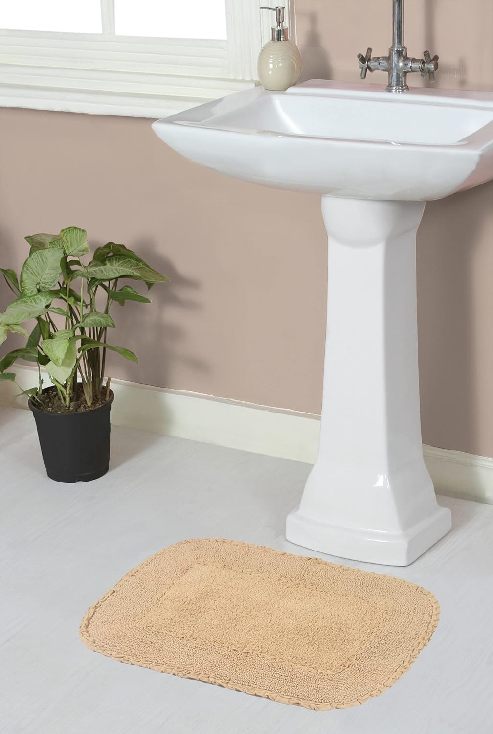 Home Weavers Radiant 100 Cotton Bath Rug Set 17x24