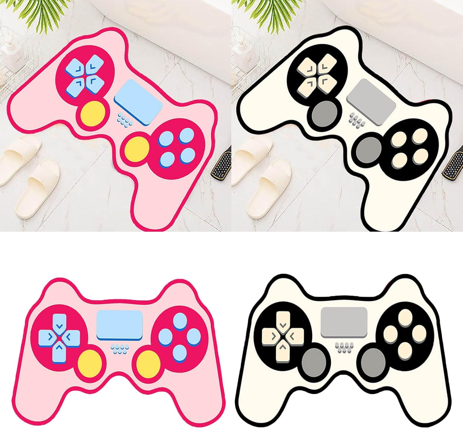 Cute Cartoon Gaming Rug with Non-Slip Design