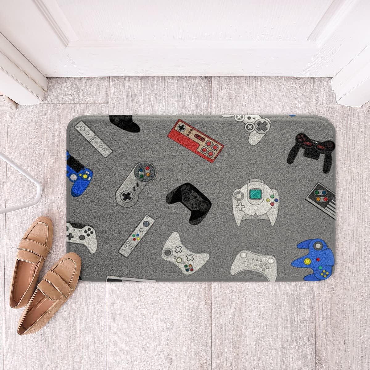 Feelyou Gamepad Bathroom Rug Non Slip Soft