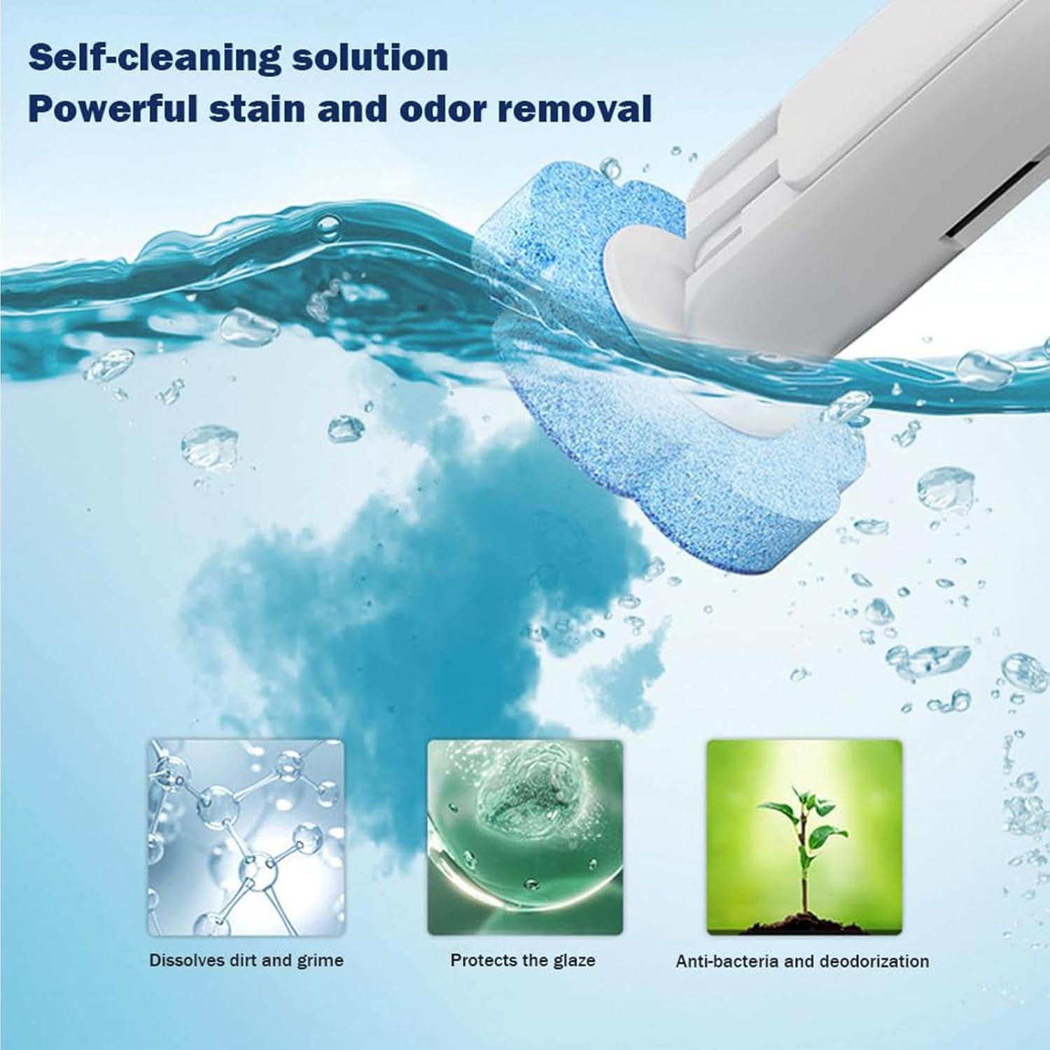 Shakven Toilet Wand Kit with Refill Heads