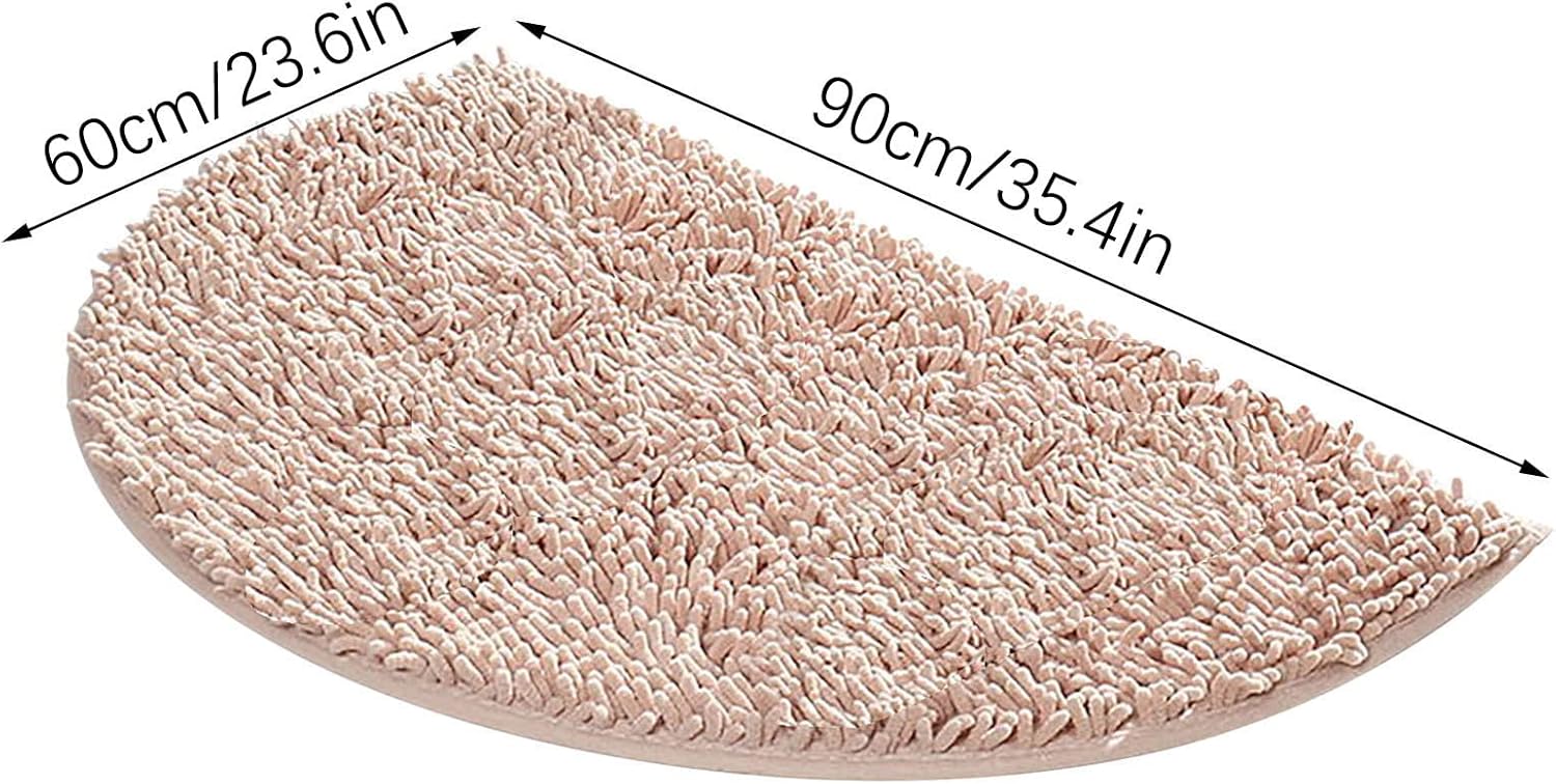 Chenille Bath Mat Rug 24x36 Inch Non-Slip