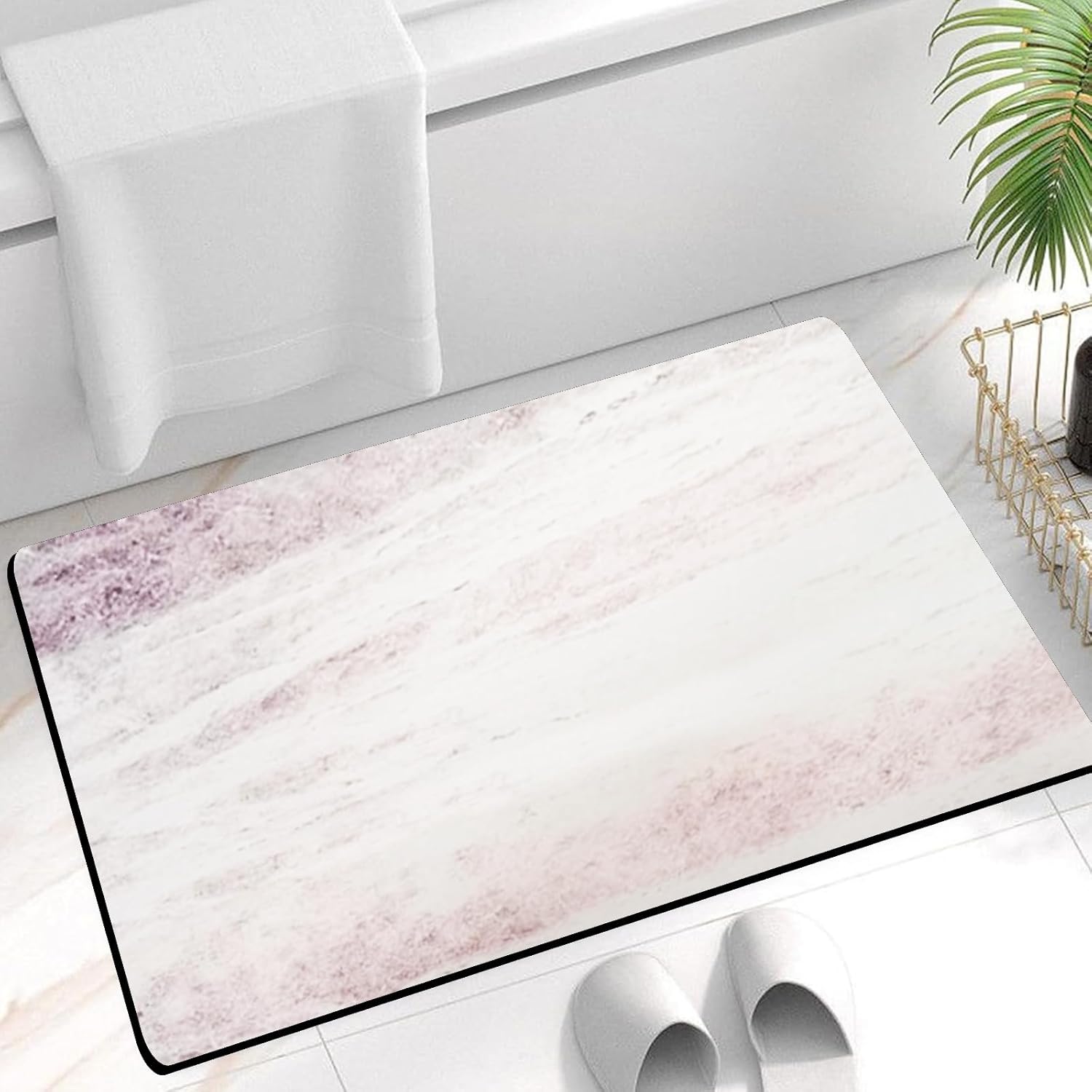 Soft Diatomaceous Earth Bath Mat 24x17 Inches