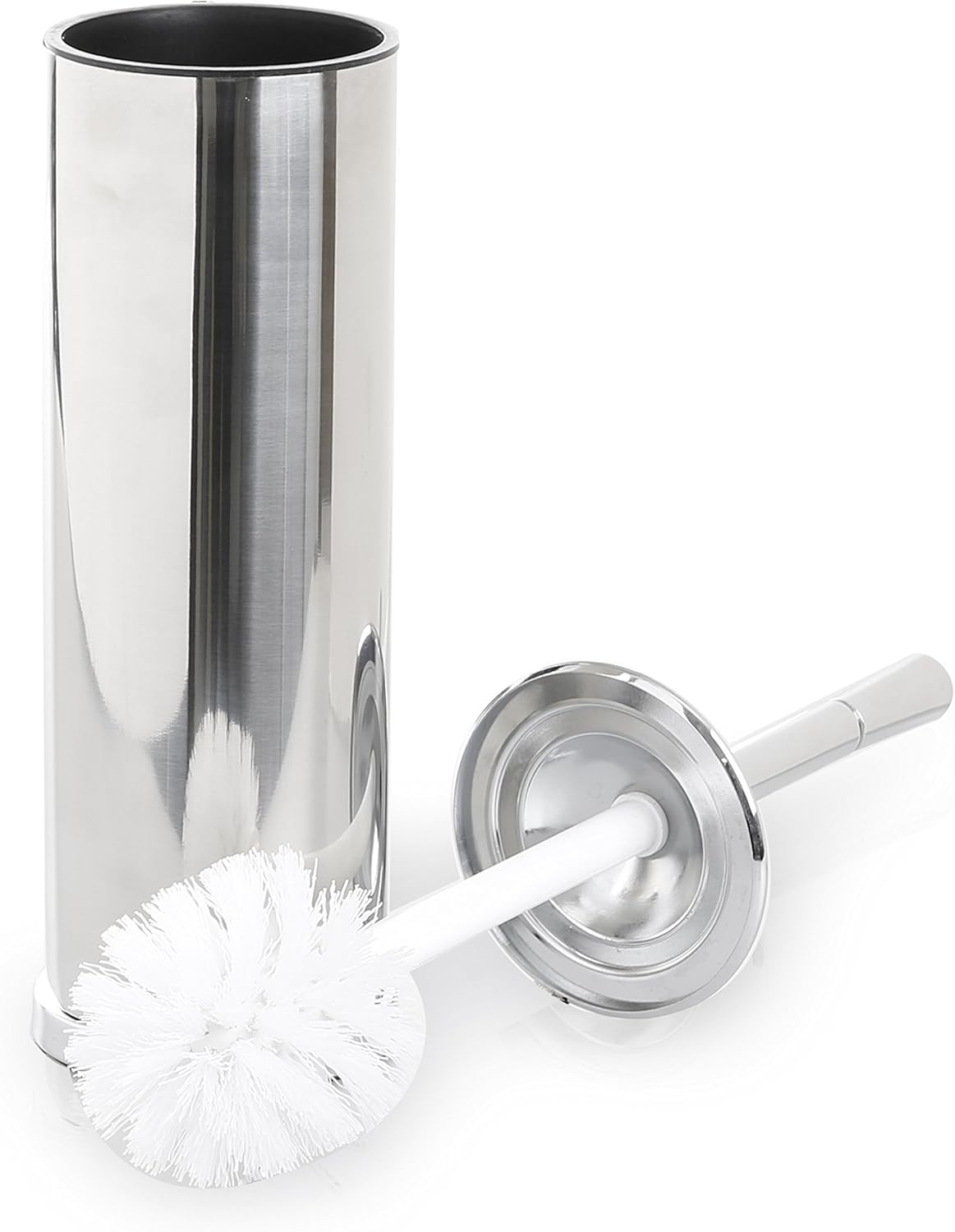 BINO Toilet Brush and Holder with Drip Cup - Polished Chrome