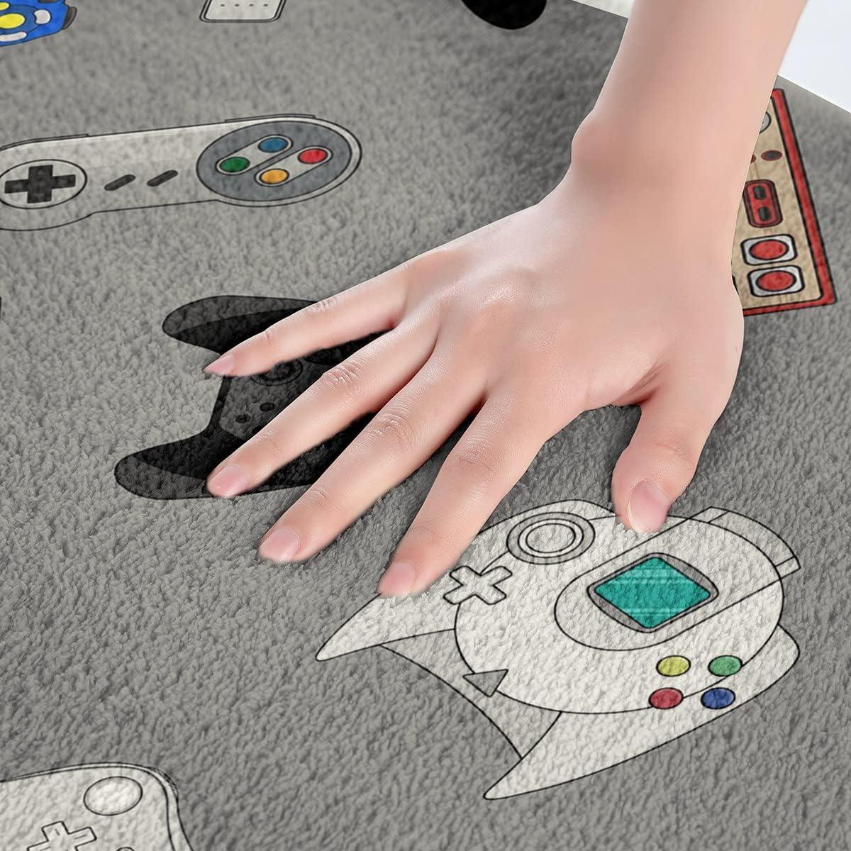 Feelyou Gamepad Bathroom Rug Non Slip Soft