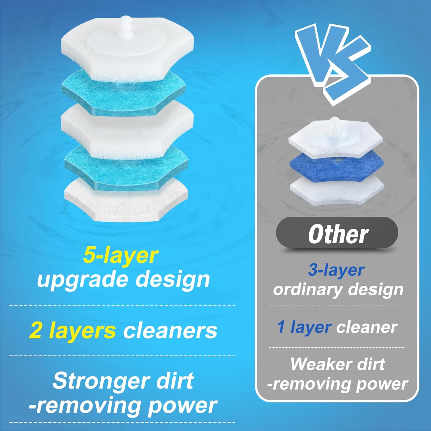 Squish Wall Mounted Toilet Brush with 16 Refills 1