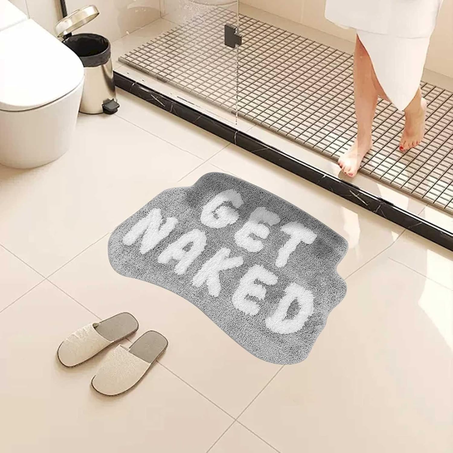 Colorful Non-Slip Bath Mat 40x60cm Soft Microfibre