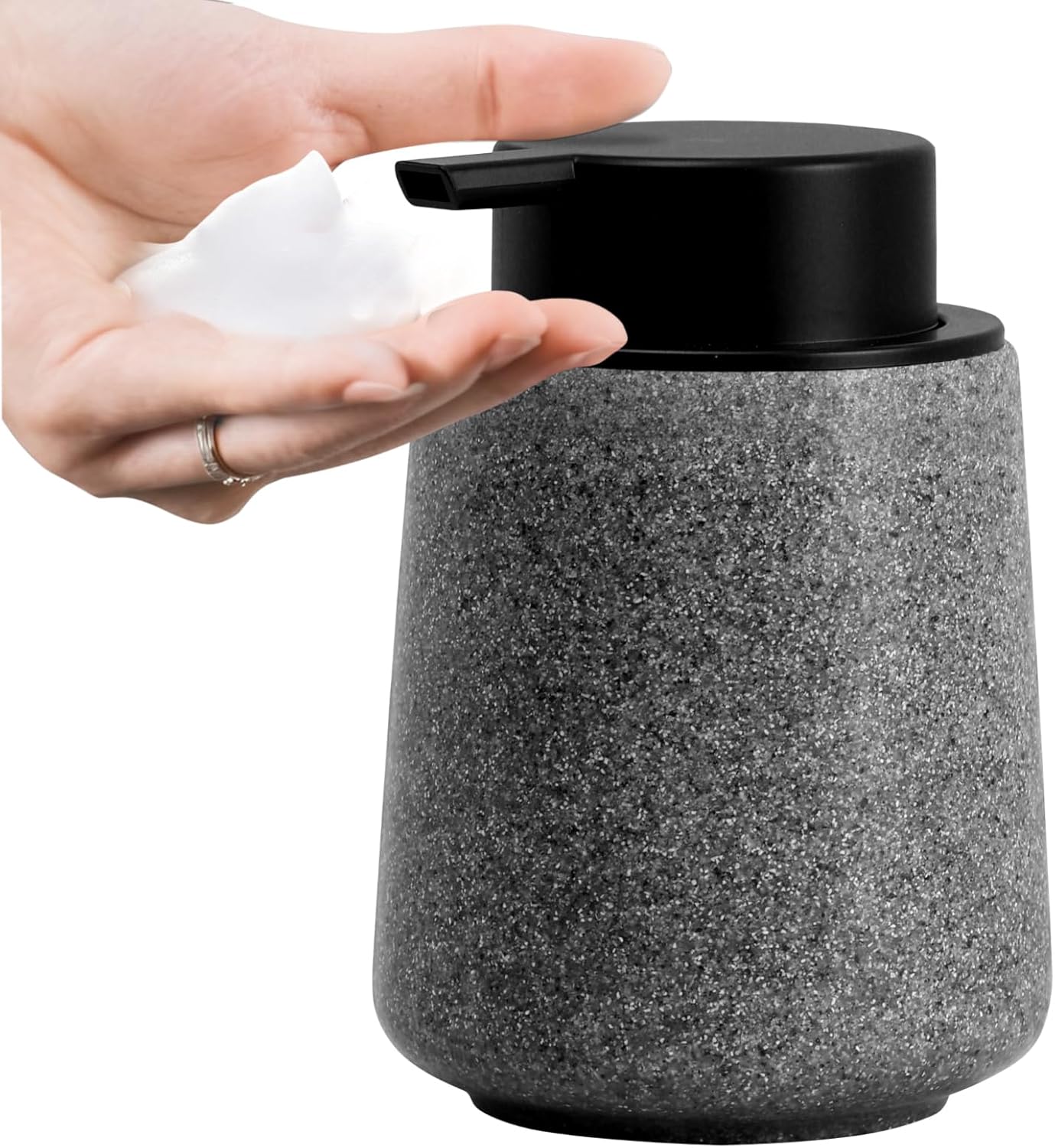 Haocoott Foaming Soap Dispenser with Granite Look