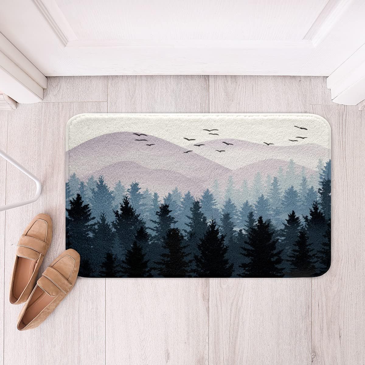 Feelyou Nature Bath Rug 20x32 Non-Slip