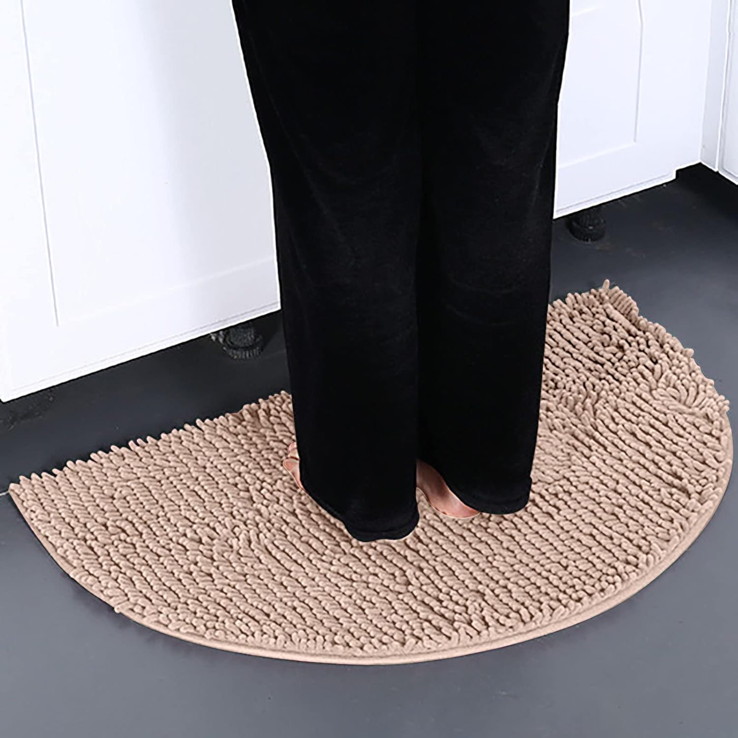 Chenille Bath Mat Rug 24x36 Inch Non-Slip