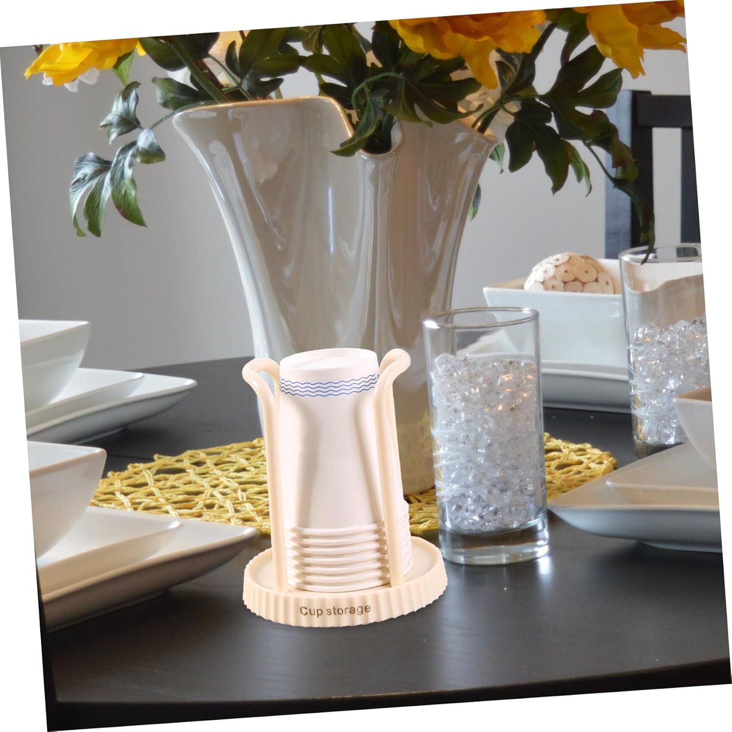 RORPOIR Paper Cup Holder Rack for Coffee and Milk Tea