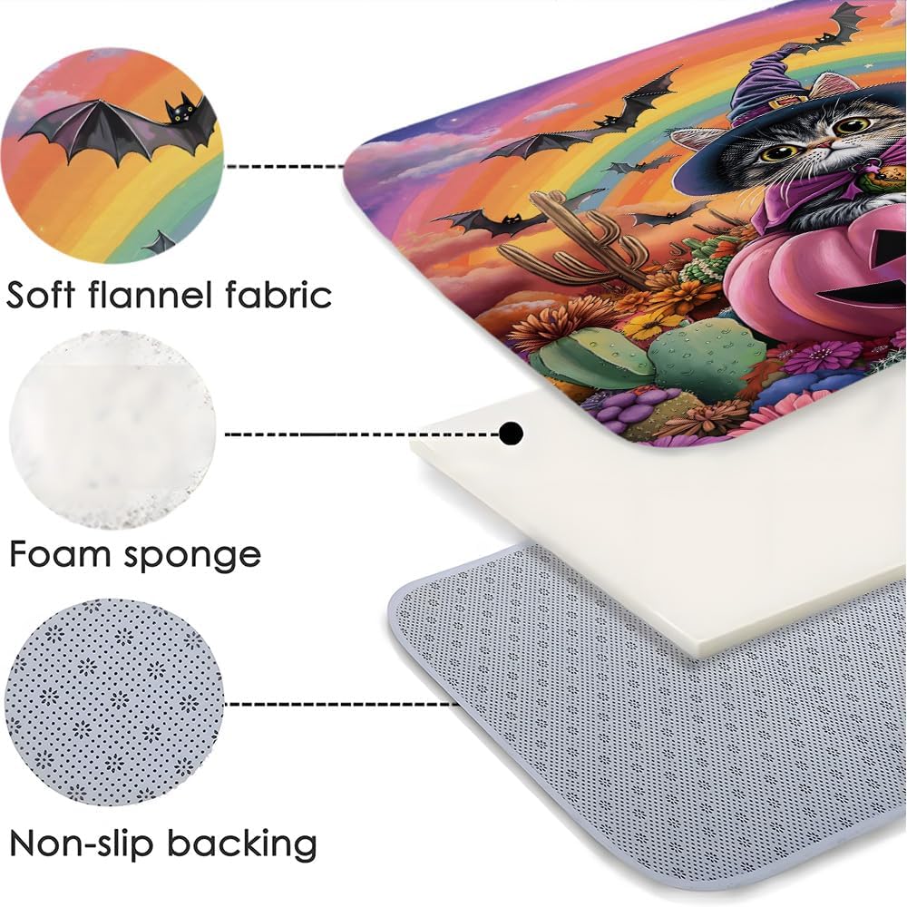 Halloween Bath Mat with Non-Slip Design