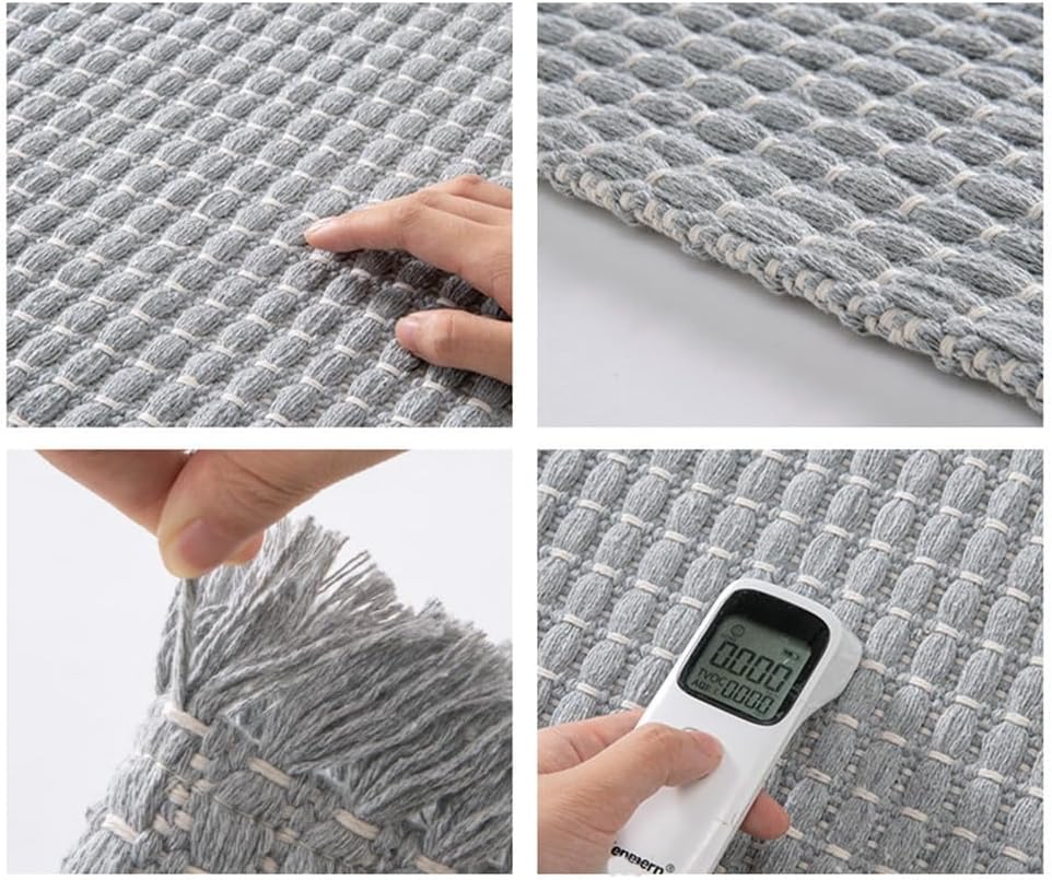 DIANKL Soft Microfiber Bath Mat 24x16 Non-Slip Entryway Rug