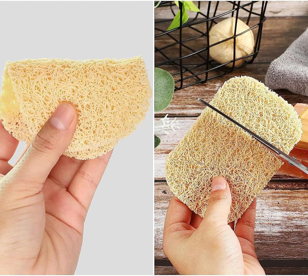 GSHLLO 4 Pcs Non Slip Soap Saver Tray for Bathroom Shower Kitchen