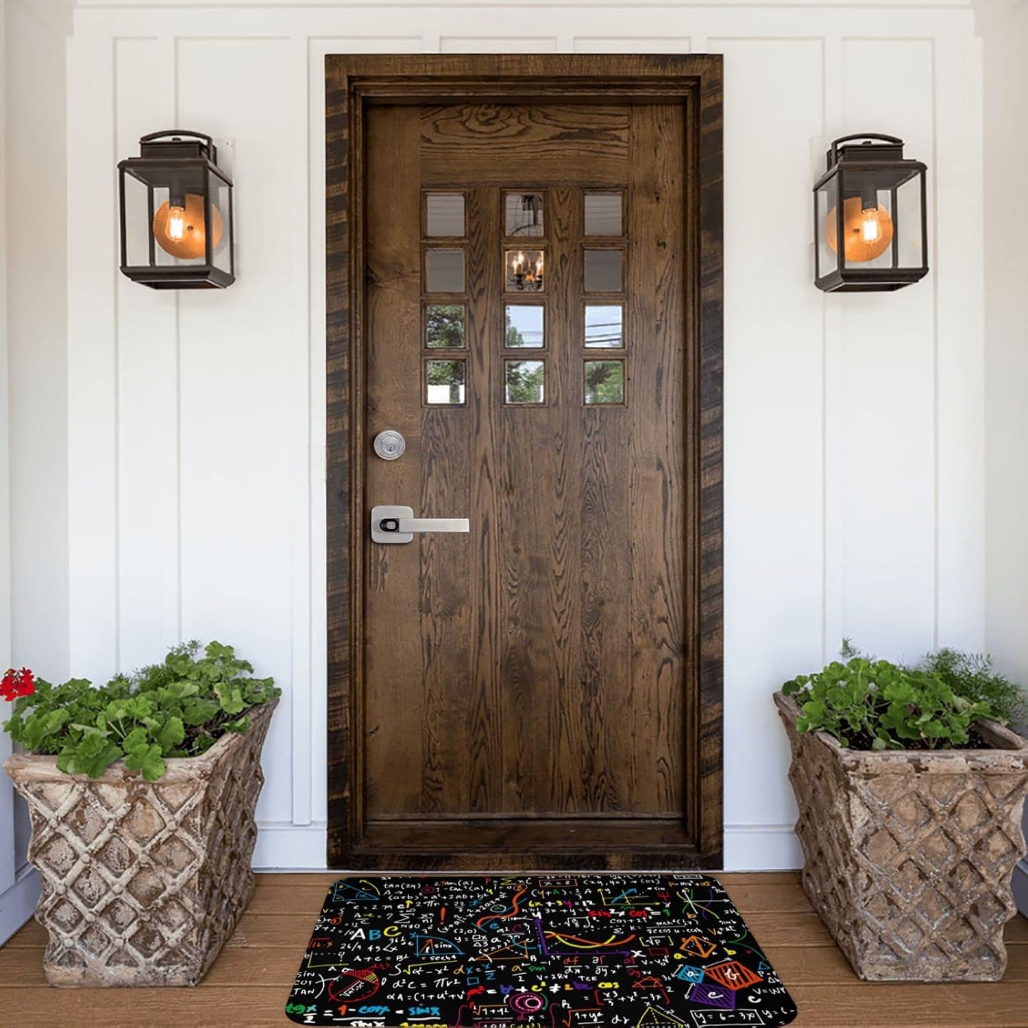 PLUANCEKN Non-Slip Bath Mat 16 x 24 Black