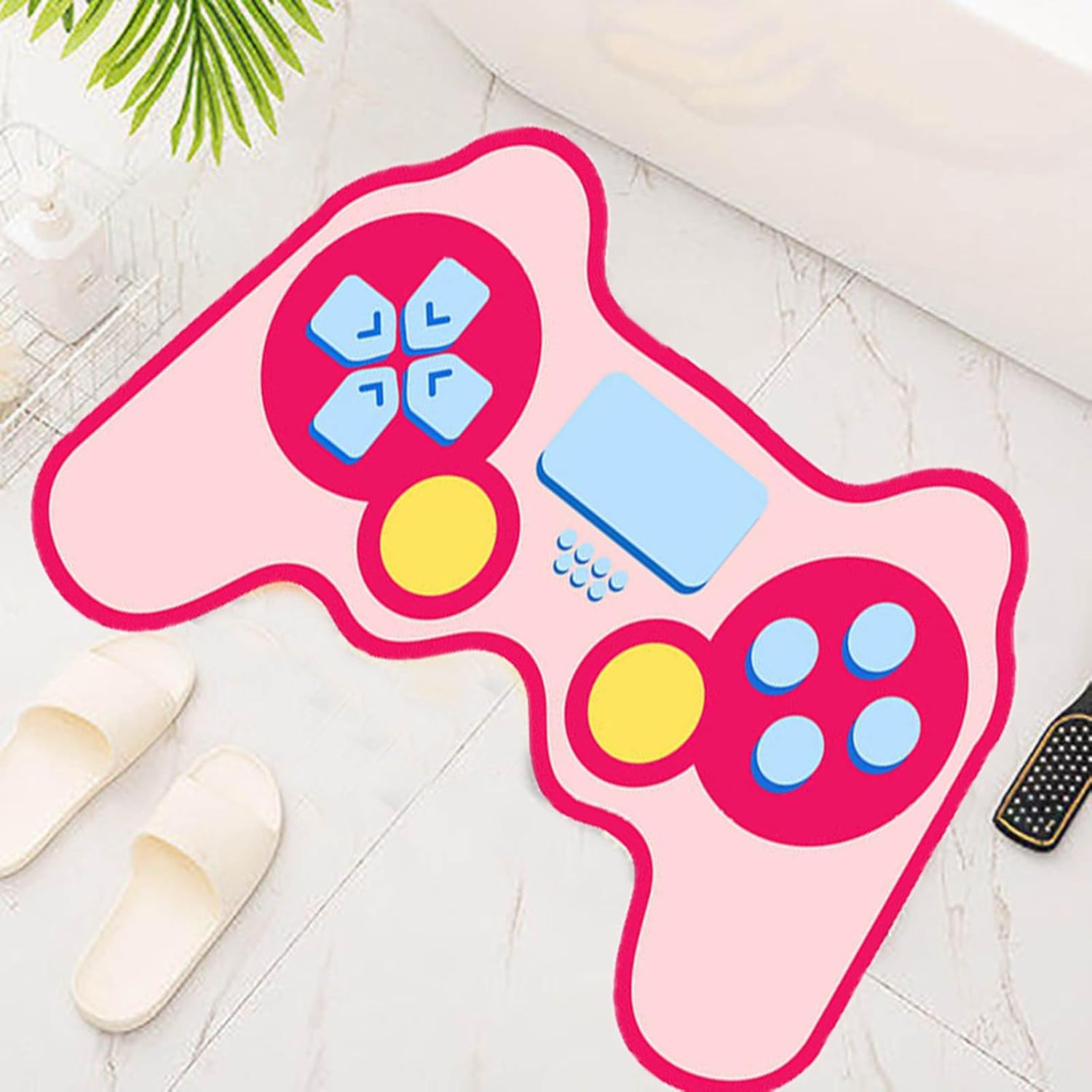 Cute Cartoon Gaming Rug with Non-Slip Design