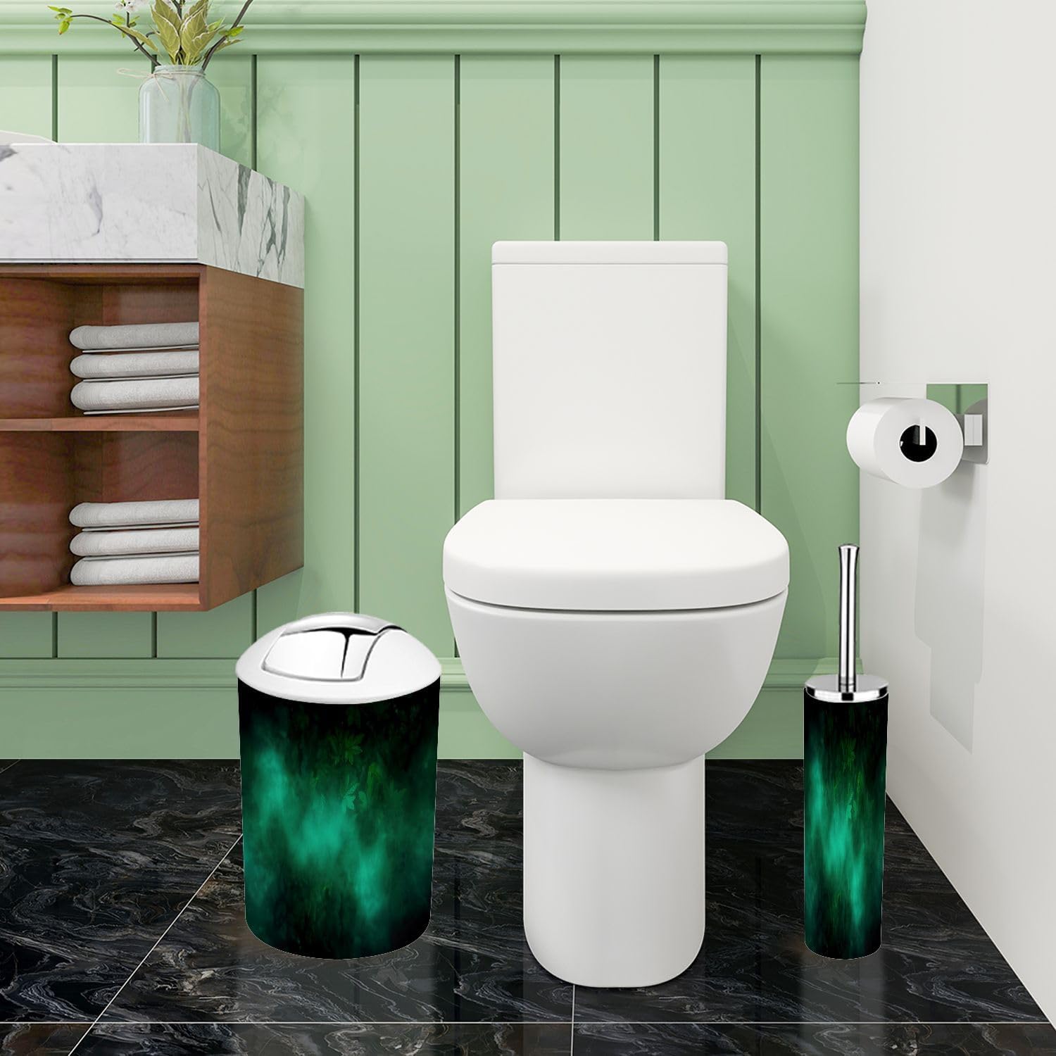 TRANQDEHOM 6-Piece Bathroom Accessory Set 1
