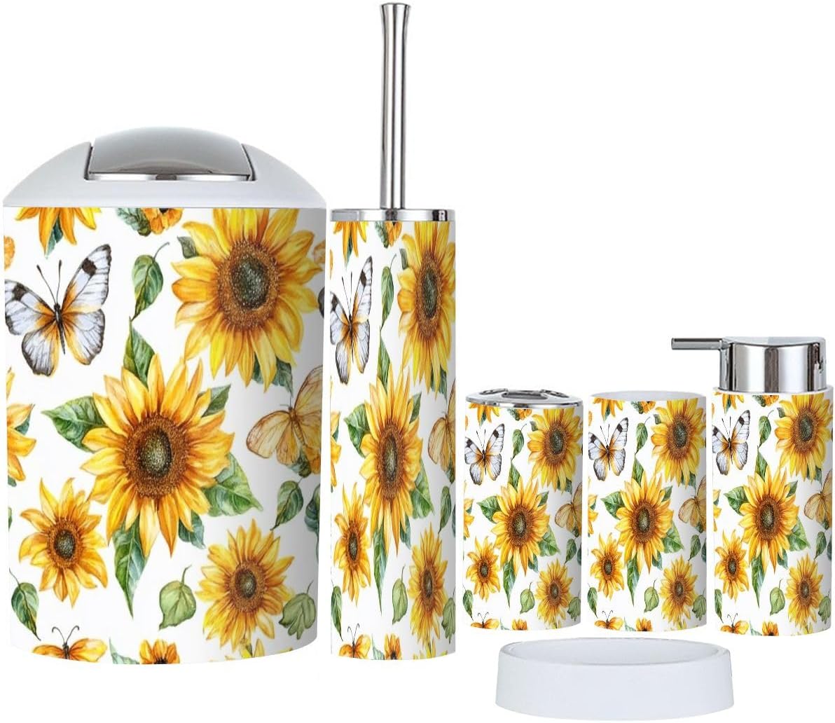 Boho A Bathroom Accessory Set 6 Piece