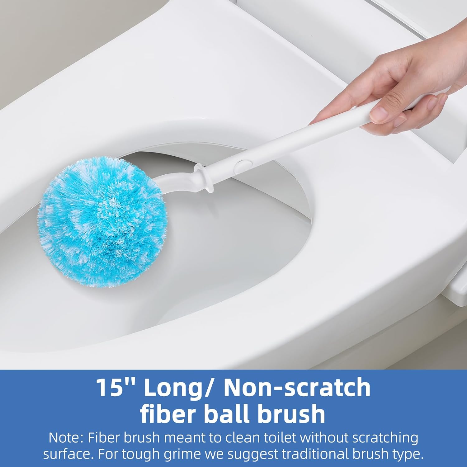 Qaestfy Toilet Brush and Holder Set 1