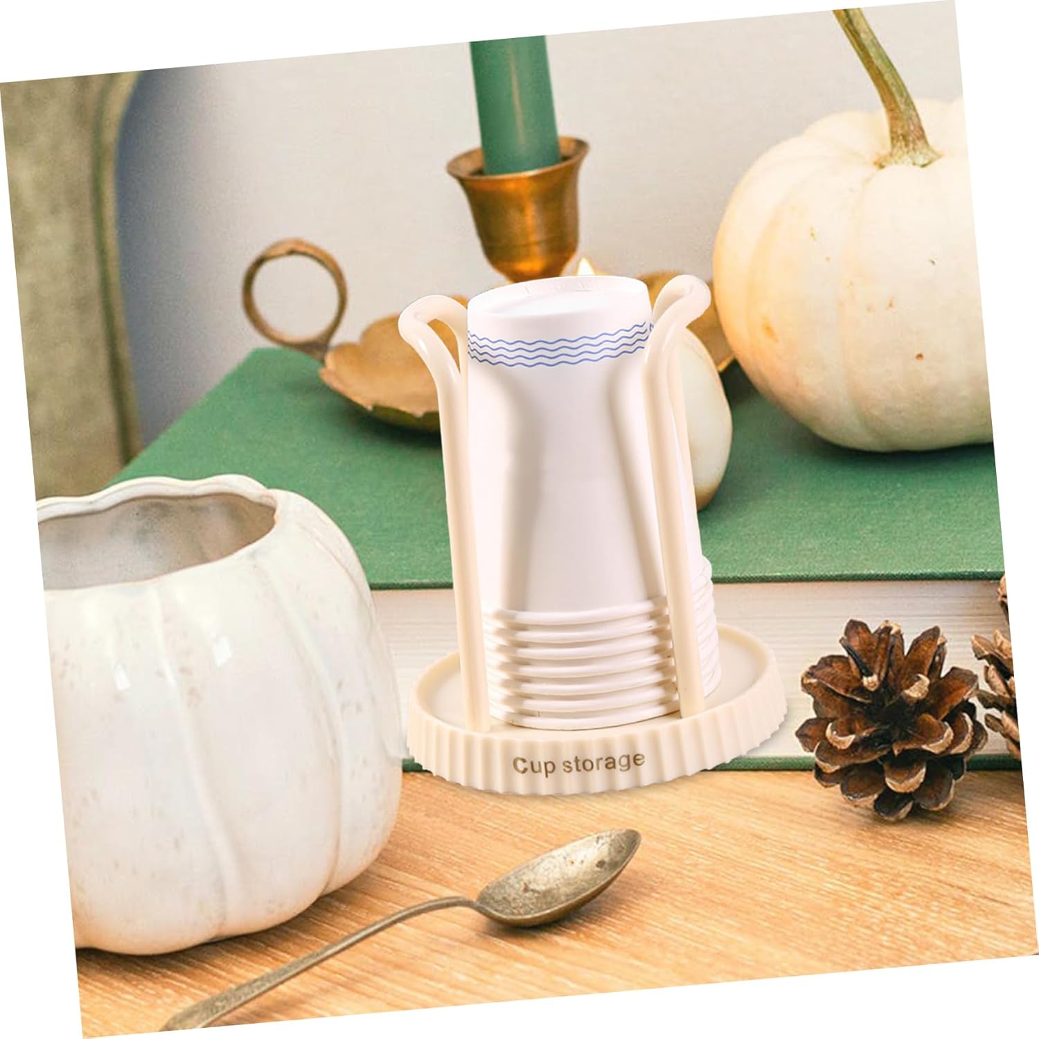 RORPOIR Paper Cup Holder Rack for Coffee and Milk Tea