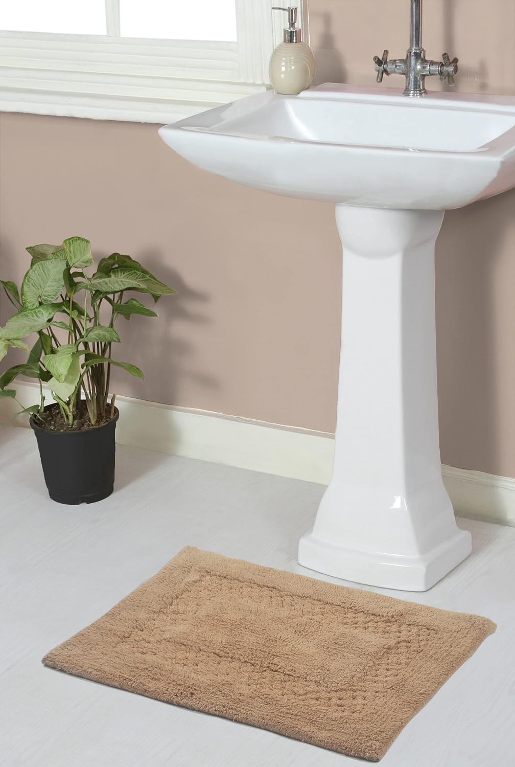 Home Weavers Classy Bathmat 17x24 Cotton Rug Set