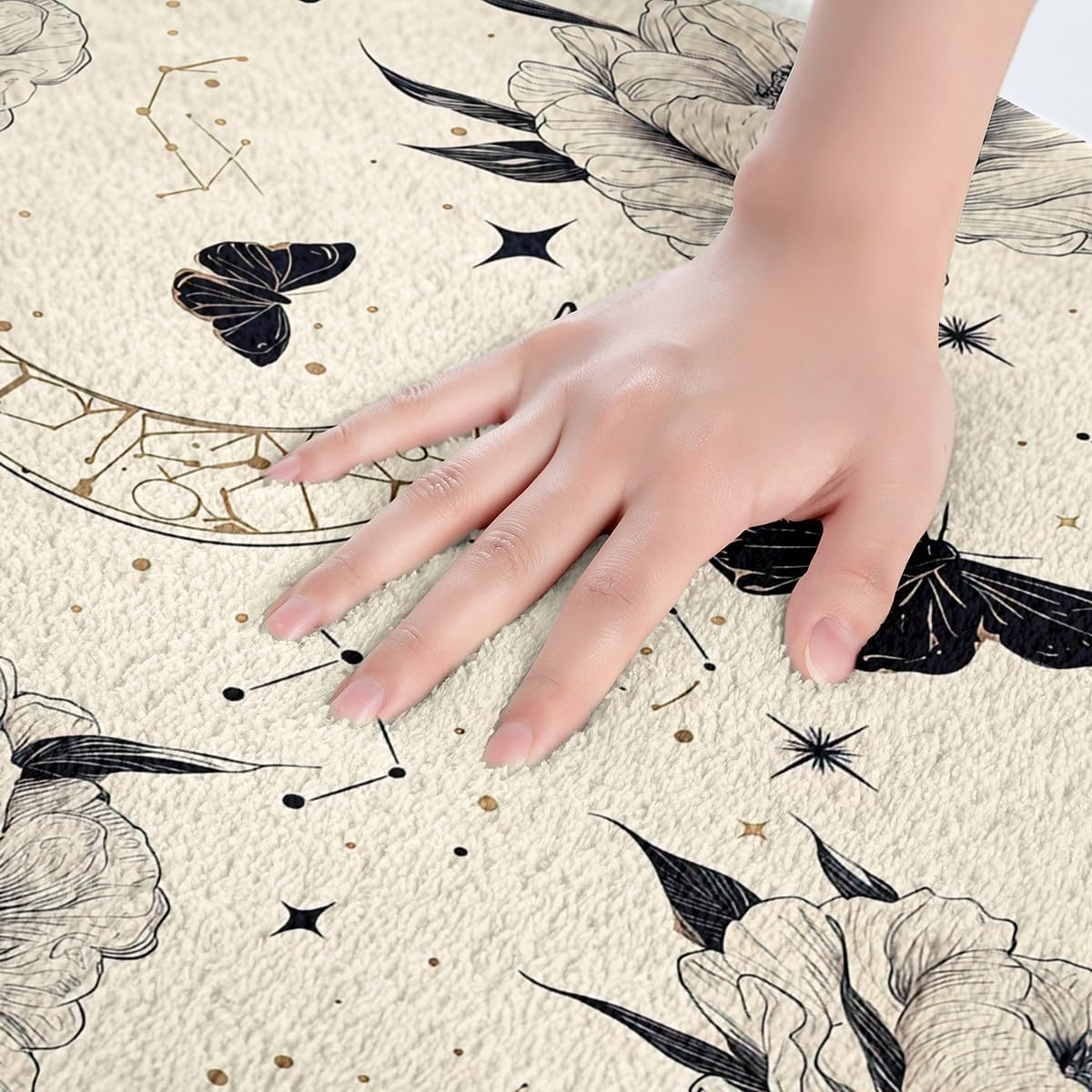 Feelyou Butterfly Bath Rug 16x24 Inch 1