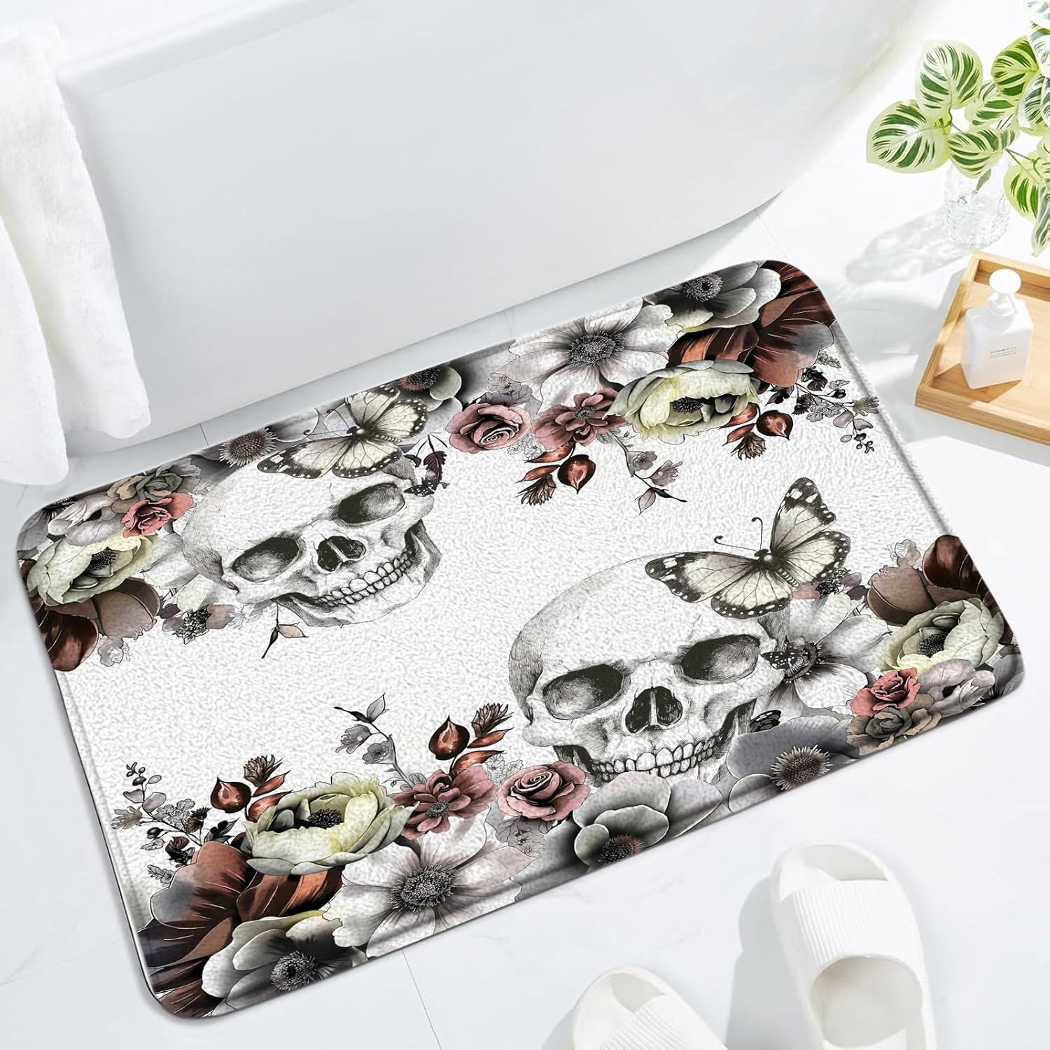 JWJAMM Gothic Bath Mat 16x24 Inch