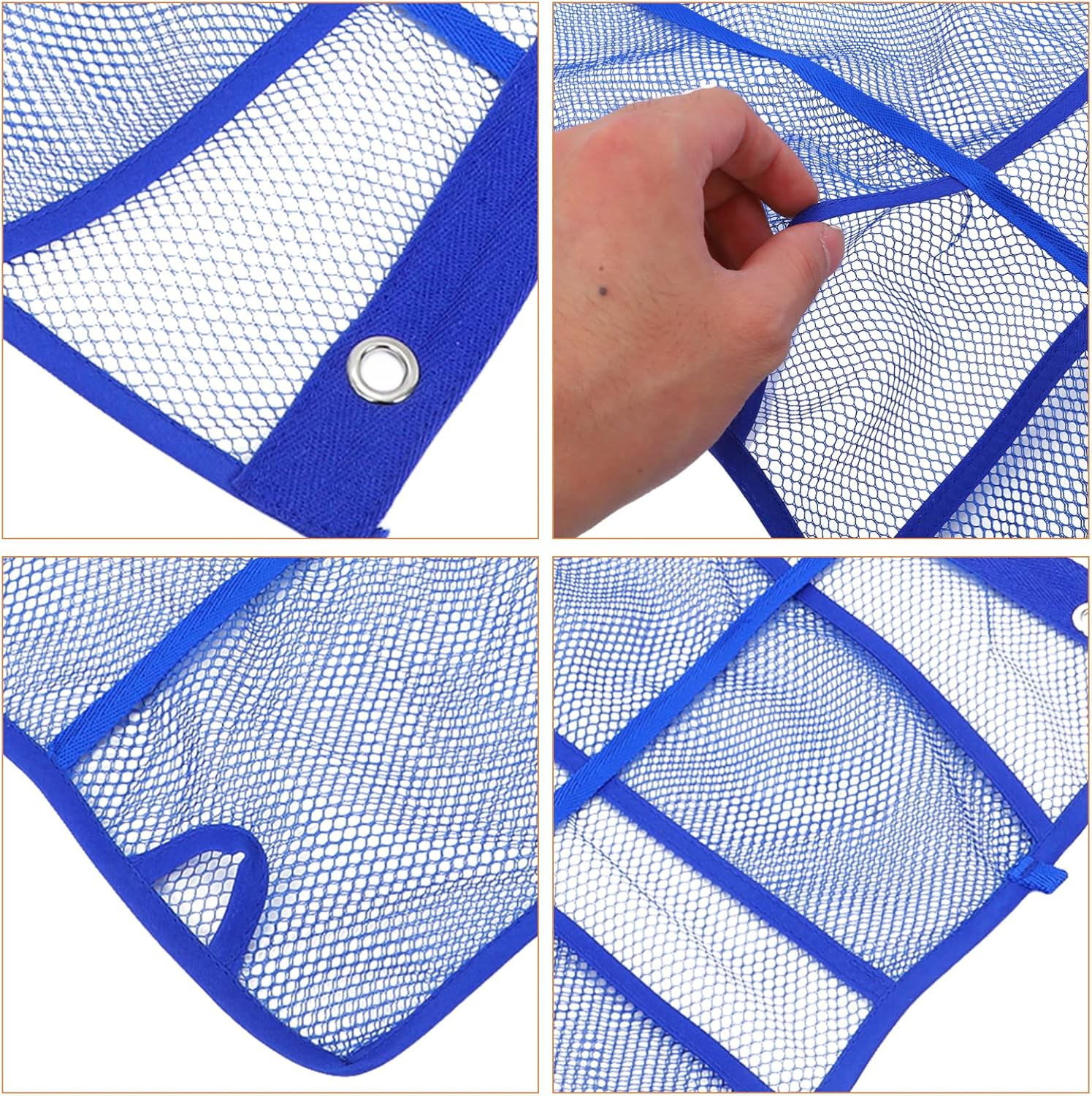 Amosfun Shower Mesh Organizer with 6 Pockets