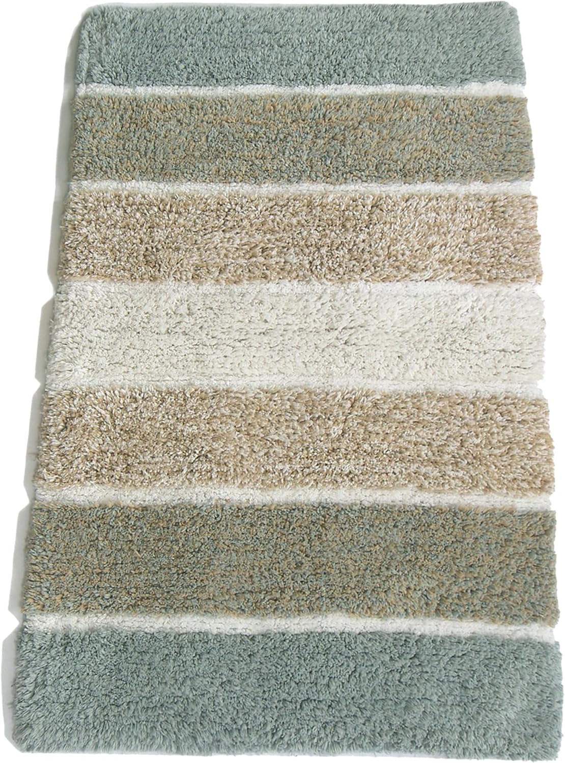 Chardin home Cordural Stripe Bath Mat 17 x 24 Inches