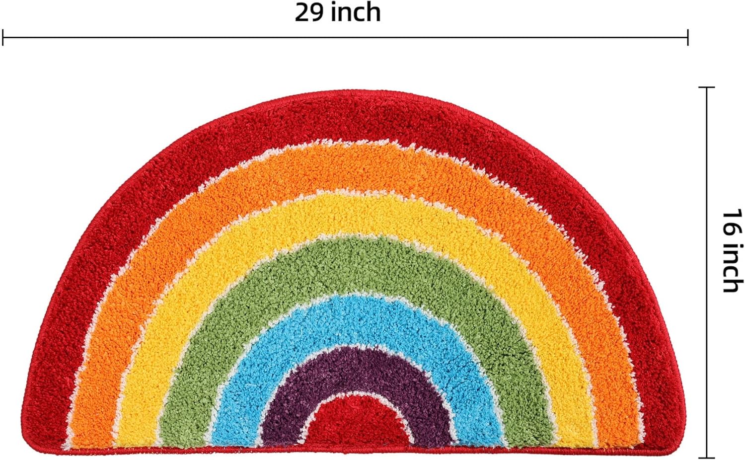 Panstar Rainbow Bath Mat Non Slip Absorbent