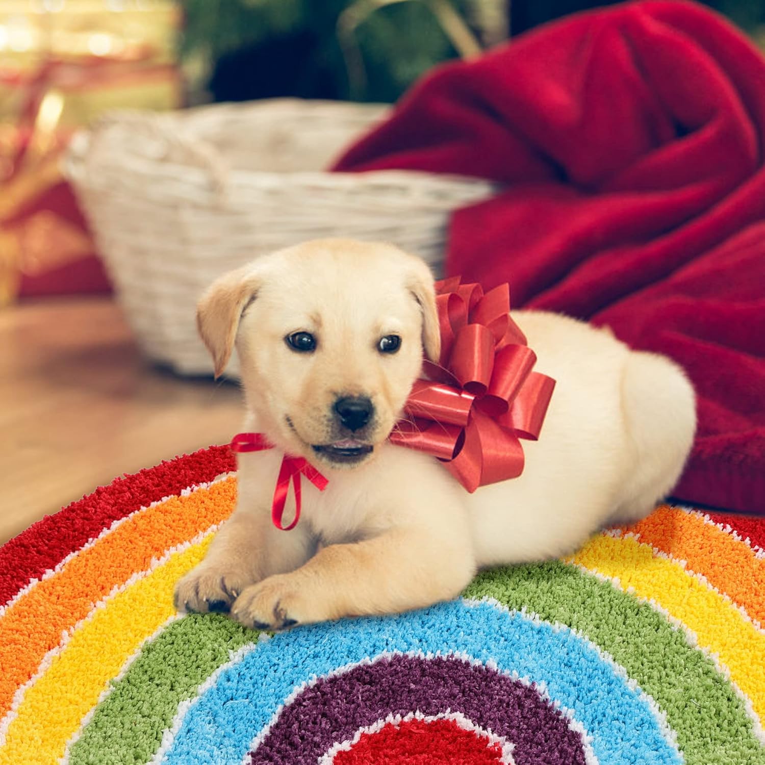 Panstar Rainbow Bath Mat Non Slip Absorbent