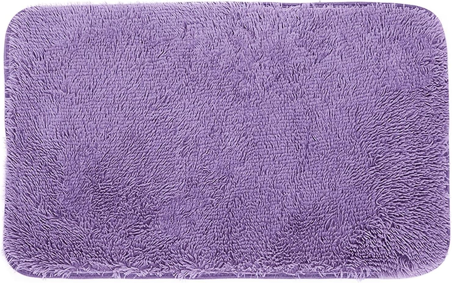 Scceatti Non-Slip Bath Mat Set 32 x 20 Purple