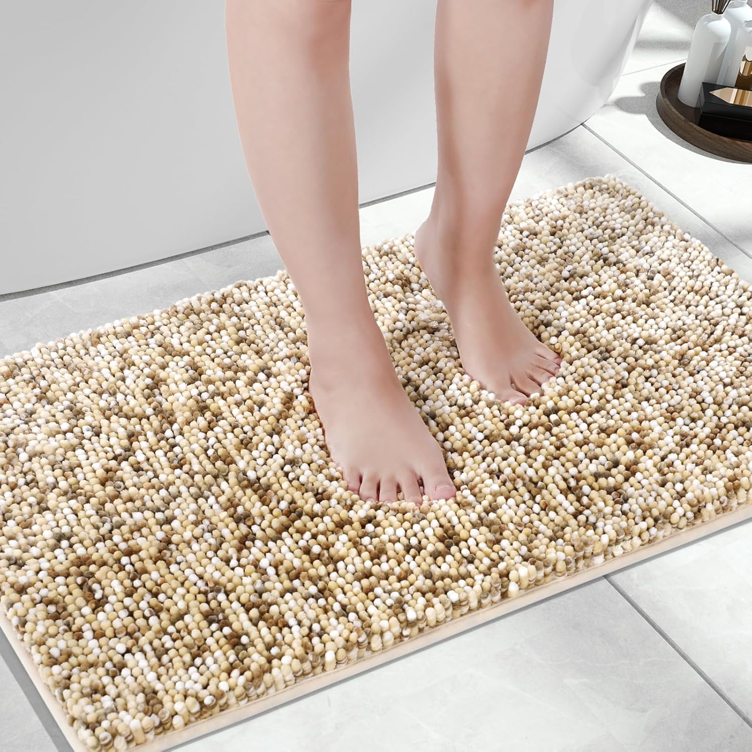 Yimobra Bath Mats Non Slip 28x175 Ultra Soft Chenille Rugs