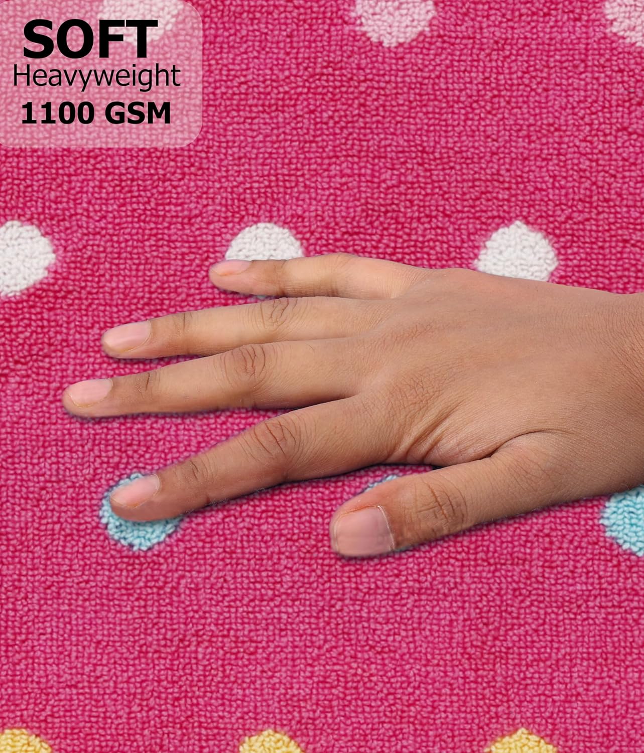 Original Kids Reversible Bath Mat - Pink Multi 21x34