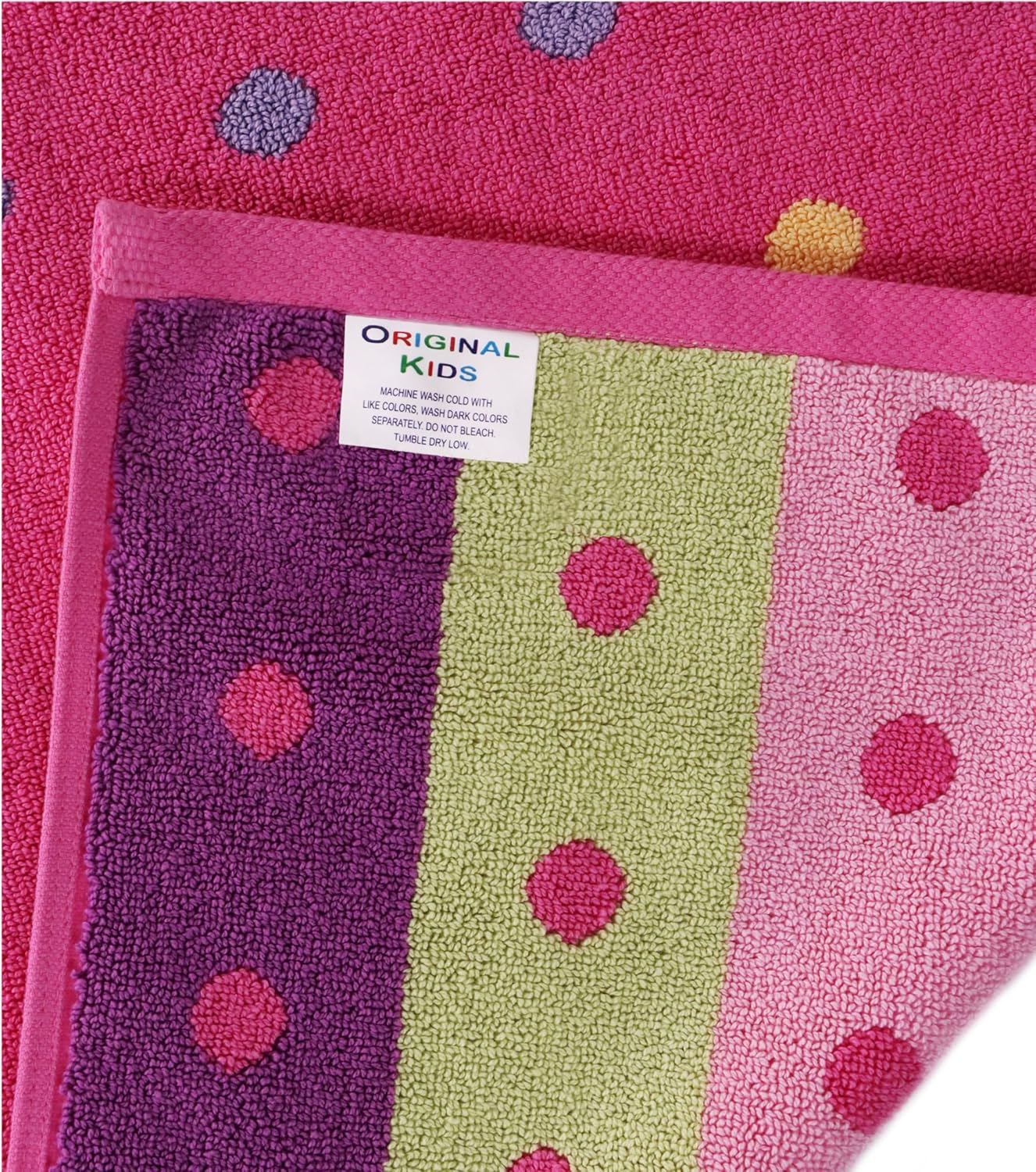 Original Kids Reversible Bath Mat - Pink Multi 21x34