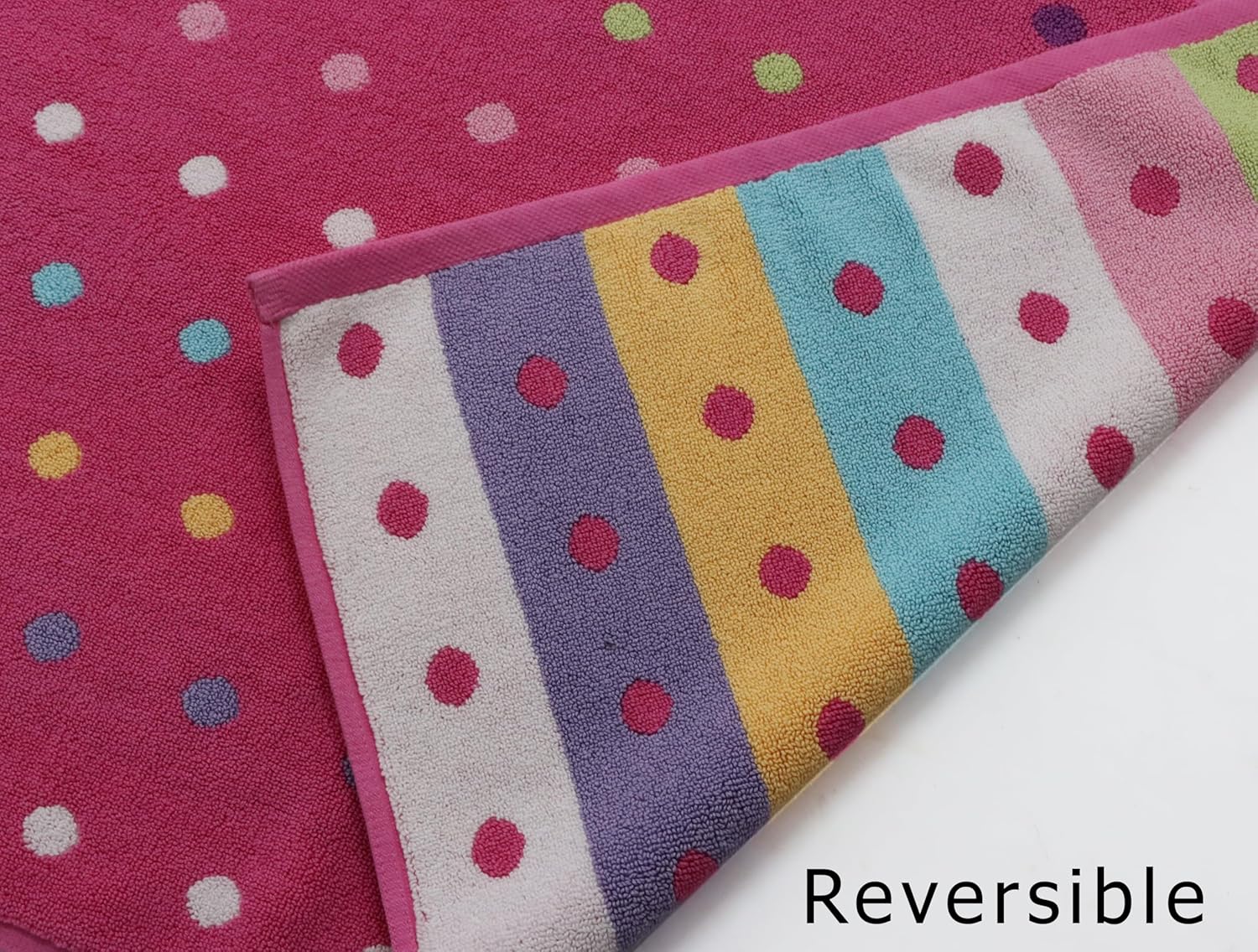 Original Kids Reversible Bath Mat - Pink Multi 21x34